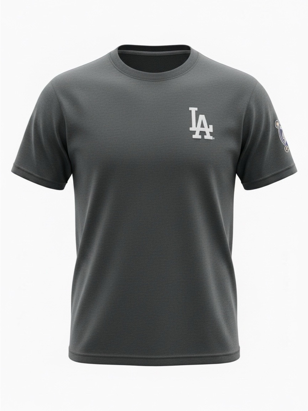 Dodgers Kids 4 Baseball Gameday Experience Shirt Gray Adult L Charity Program
